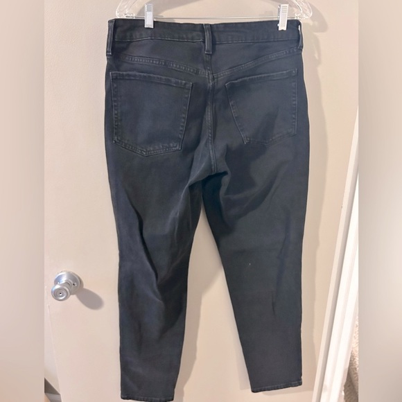 Old Navy OG straight mid rise faded black jeans - Picture 3 of 3